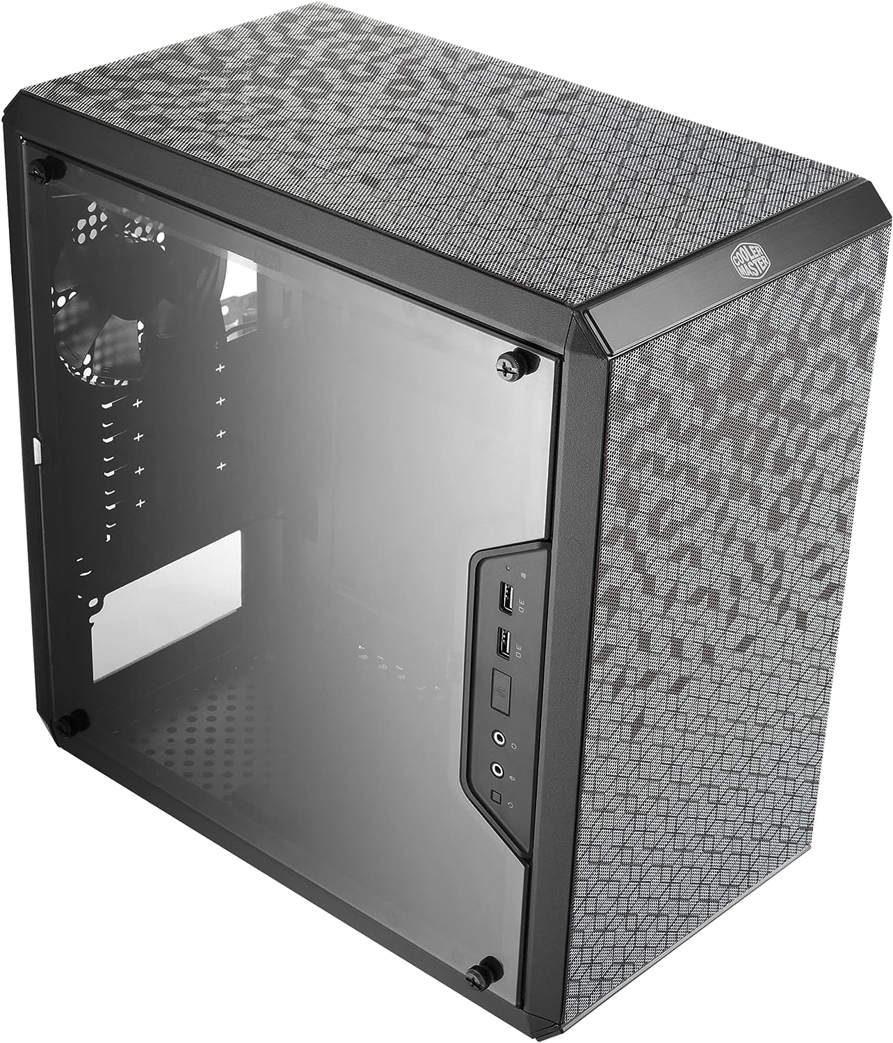 Cooler Master MasterBox Q300L Micro-ATX Tower with Magnetic Design Dust Filter, Transparent Acrylic Side Panel, Adjustable I/O Fully Ventilated Airflow, Black (MCB-Q300L-KANN-S00)