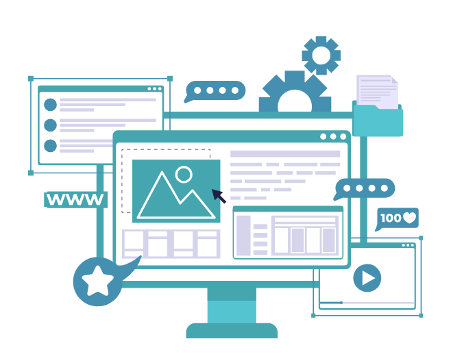 Web Development Illustration Web Development Illustration