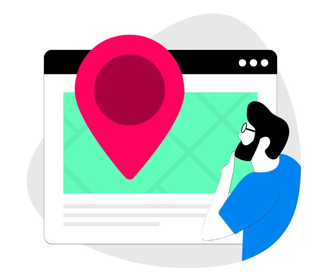 Geofencing. Local SEO optimization. Local search results. Browser promotion based on territory